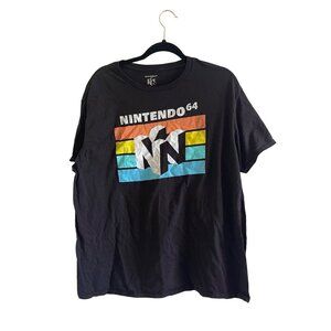 Nintendo‎ 64 Black Men's Graphic T Shirt